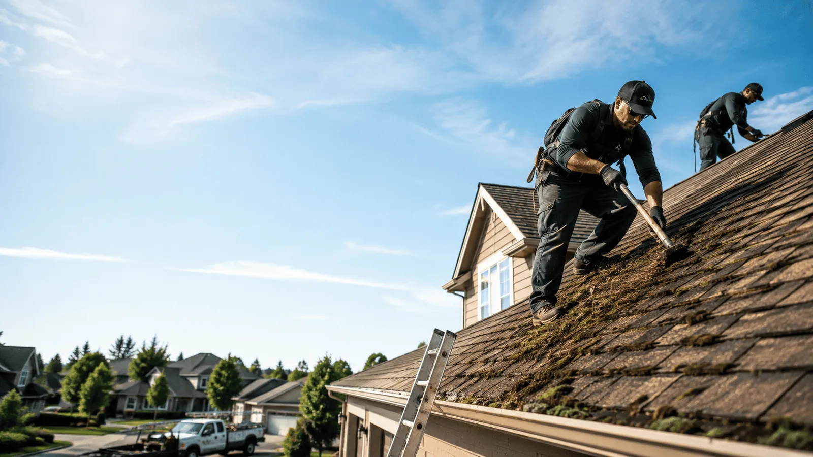Roof Moss Removal in Tyrone, GA near me